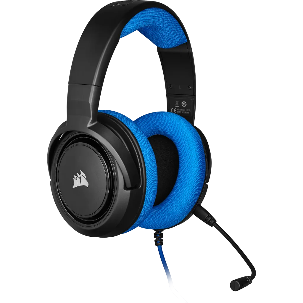 Наушники Corsair HS35 CA-9011196-EU черно-синие купить,NaN