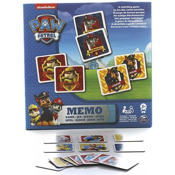 Настольная игра мемори Spin Master Щенячий Патруль 48 карточек купить,NaN