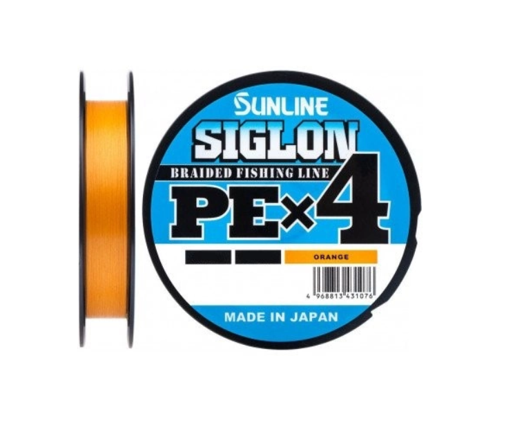 Рыболовная леска Sunline Siglon PEx4  0,171 мм 300 м оранжевая 63052180