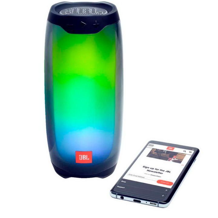 Портативная колонка JBL Pulse 4 черная купить,NaN