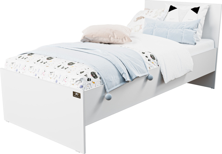 Кровать Мебель Азии Алиса 90x200см c матрасом белая купить,NaN