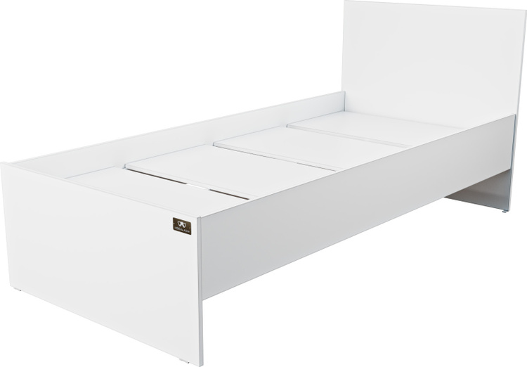Кровать Мебель Азии Алиса 90x200см c матрасом белая купить,NaN