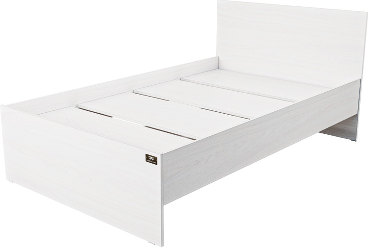 Кровать Мебель Азии Алиса 120x200см с матрасом светло-серая купить,NaN
