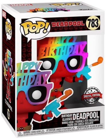 Фигурка Funko Birthday Glasses Deadpool 9.5 см 1 шт