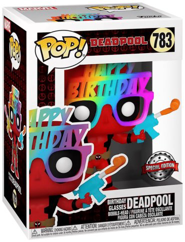 Фигурка Funko Birthday Glasses Deadpool 9.5 см 1 шт купить,NaN
