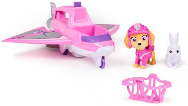Фигурка PAW Patrol "Щенячий патруль" на воздушном транспорте, Skye 5 см 1 шт