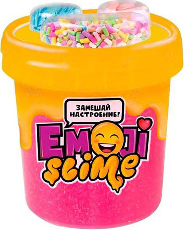 Slime Emoji слайм S130-77, розовый