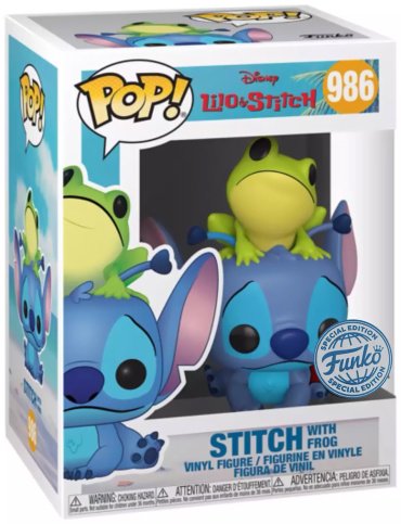 Фигурка Funko Stitch with Frog 9 см 1 шт