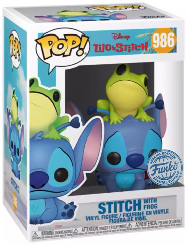 Фигурка Funko Stitch with Frog 9 см 1 шт