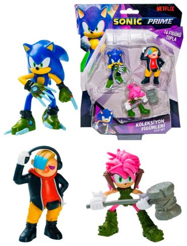 Фигурка Sonic Sonic/Amy/Dr. Don't 6.5 см 3 шт