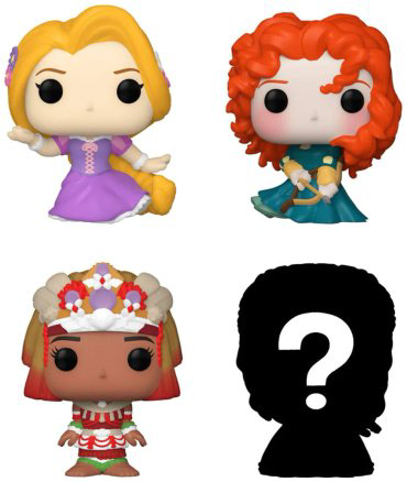 Фигурка Funko Rapunzel 2.3 см 4 шт
