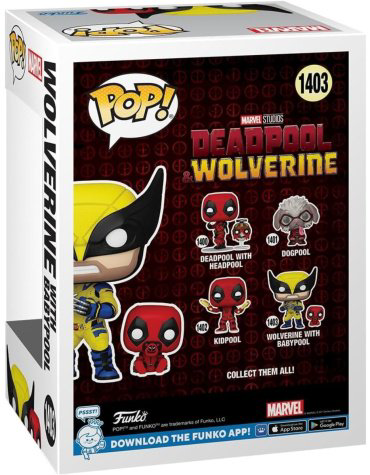 Фигурка Funko Wolverine with Babypool 10 см 2 шт купить,NaN
