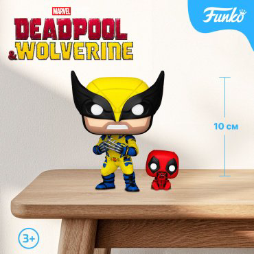 Фигурка Funko Wolverine with Babypool 10 см 2 шт купить,NaN
