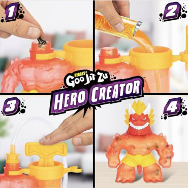 Фигурка Goo Jit Zu Новая серия Гуджитсу Создатель героя Блейзагон Hero creator 13 см 1 шт купить,NaN