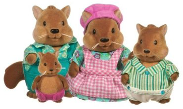 Lil Woodzeez Семья белок 9 см