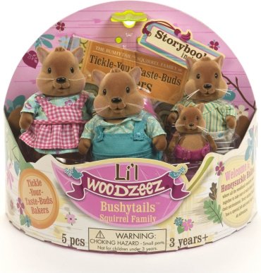 Lil Woodzeez Семья белок 9 см
