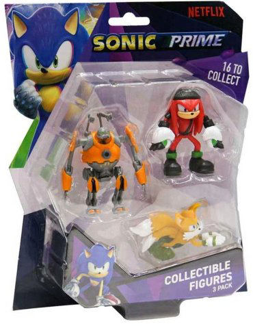 Фигурка Sonic Knuckles/Eggforcer/Tails 6.5 см 3 шт