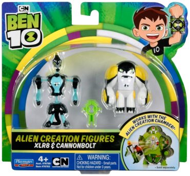 Фигурка Ben 10 Alien Creation 76783, 16 см, 2 шт, мультиколор