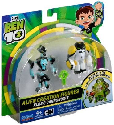 Фигурка Ben 10 Alien Creation 76783, 16 см, 2 шт, мультиколор