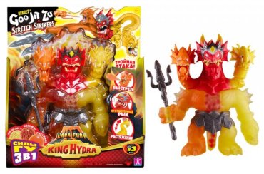 Фигурка Moose GooJitZu Царь Гидра Стретч Страйкерс 24 см 1 шт