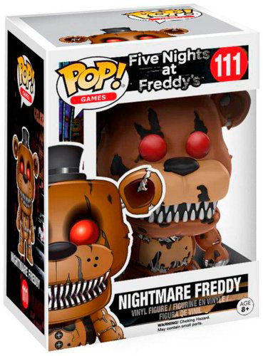 Фигурка Funko Nightmare Freddy 11064-PX-1C4, 9 см, коричневый