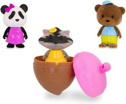 Фигурка Lil Woodzeez Bobblehead 8 см 3 шт