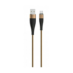 Кабель Olmio Solid Lightning-USB 2.0 1.2м коричневый