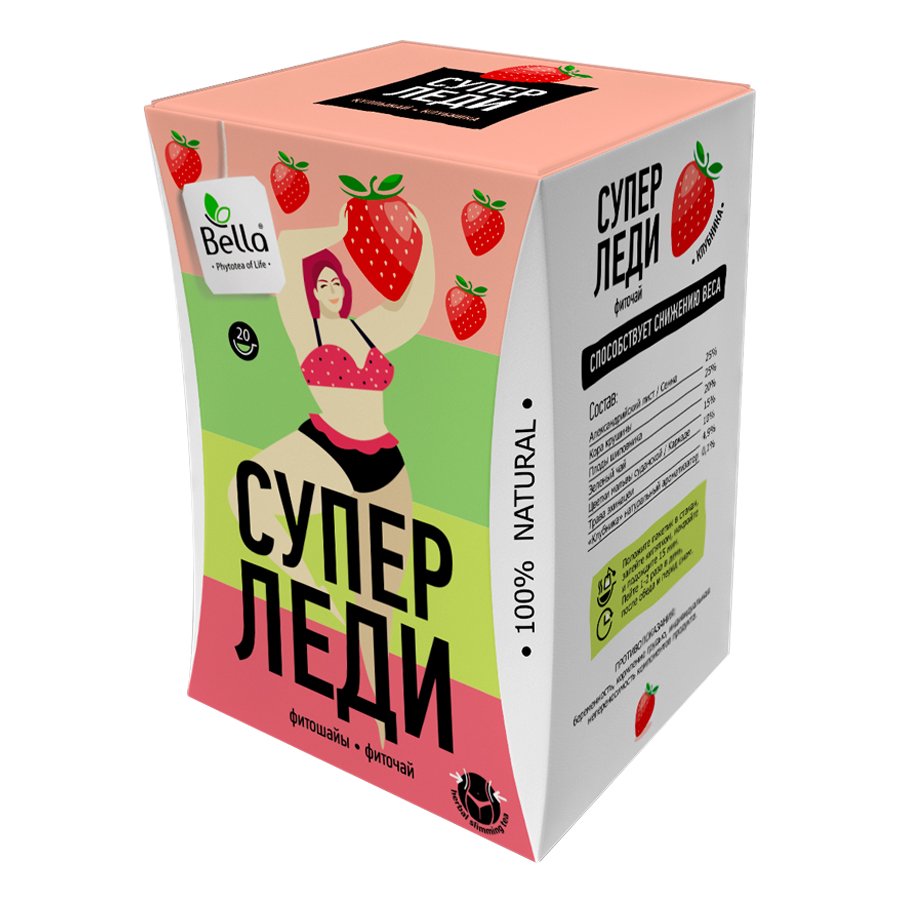 Eva-Phyto ТОО Супер Леди клубника 30шт чай