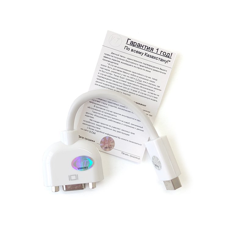 Переходник ViTi CBDP0053 Mini DVI-VGA белый купить,0