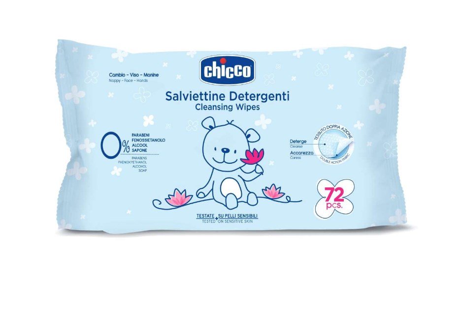 Салфетки влажные  Chicco  00009163100000 72шт купить,NaN