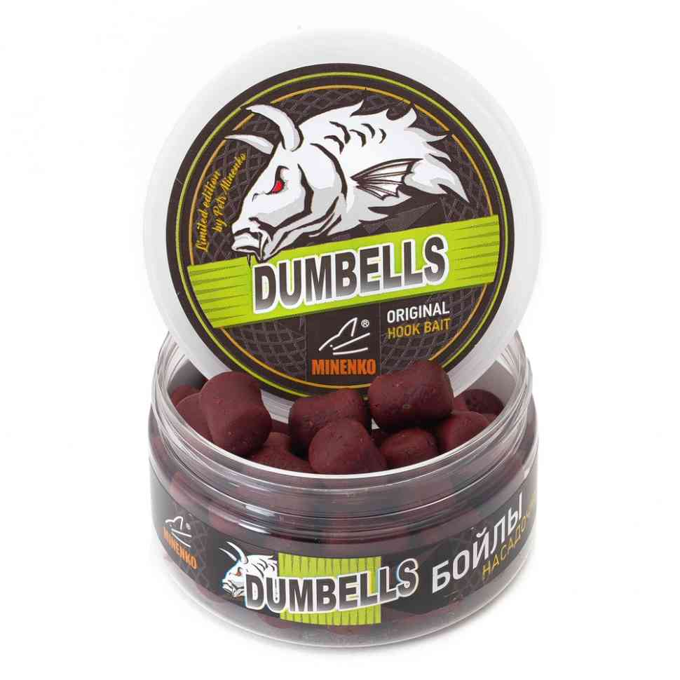 Бойлы вареные в дипе Minenko Dumbells Sourse 14x20мм 120гр купить,NaN