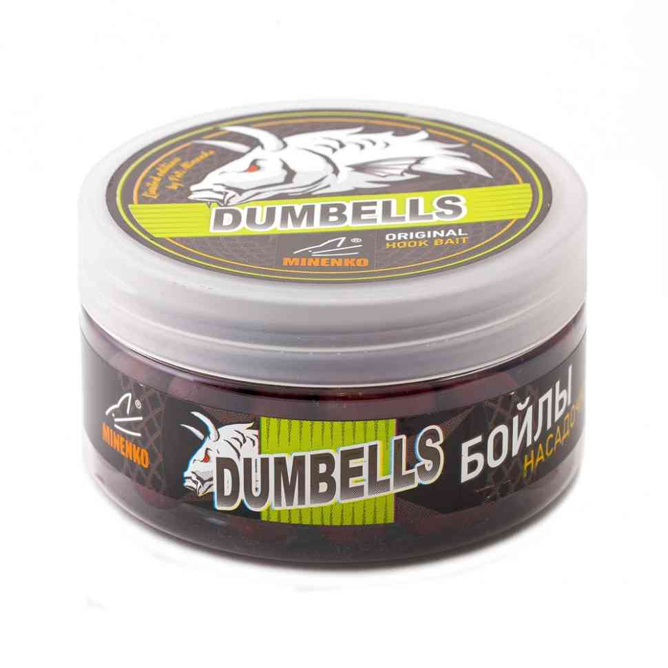 Бойлы вареные в дипе Minenko Dumbells Sourse 14x20мм 120гр купить,NaN