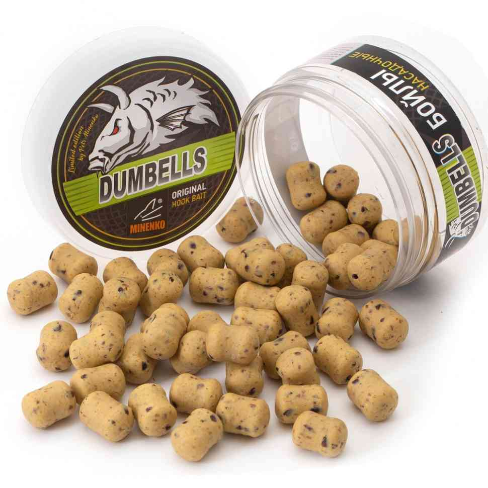 Бойлы вареные в дипе Minenko Dumbells Tiger Nut 14x20мм 150гр купить,NaN