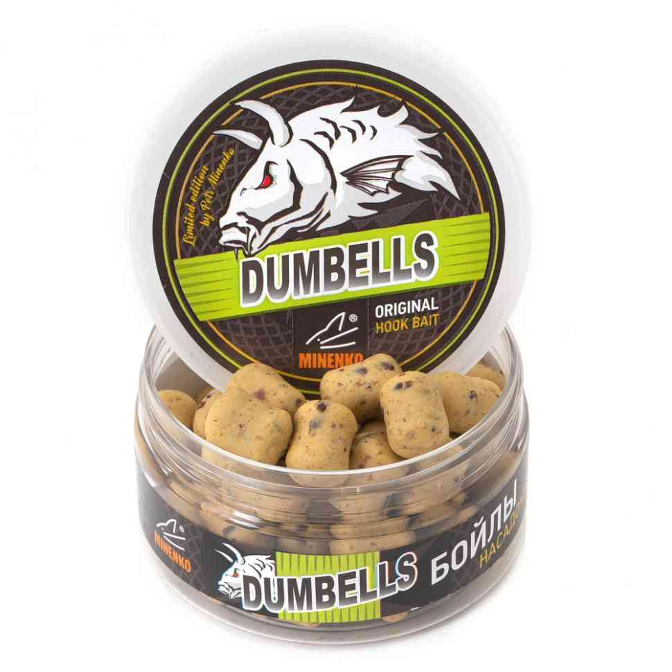 Бойлы вареные в дипе Minenko Dumbells Tiger Nut 14x20мм 150гр купить,NaN