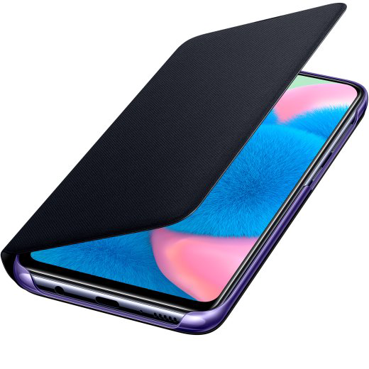Чехол Samsung Wallet Cover для Galaxy A30s черный