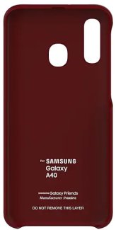 Чехол Samsung Smart Cover Marvel для Galaxy A40 Spider-Man Edition красный