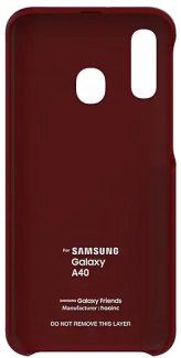 Чехол Samsung Smart Cover Marvel для Galaxy A40 Spider-Man Edition красный