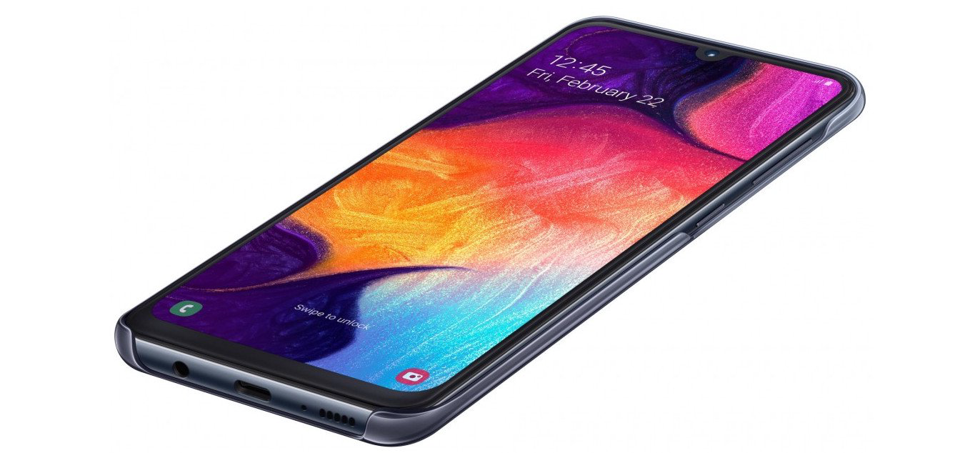 Чехол Samsung Gradation Cover для Galaxy А30 черный