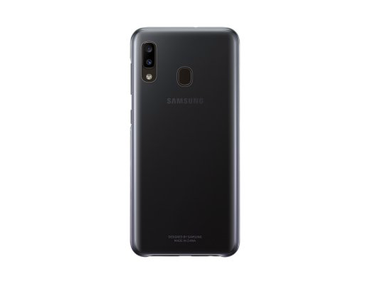 Чехол Samsung Gradation Cover для Galaxy A20 черный купить,NaN