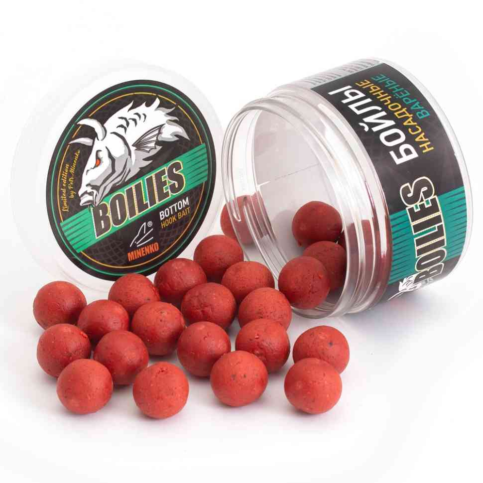 Бойлы вареные Minenko Strawberry 20мм 200гр