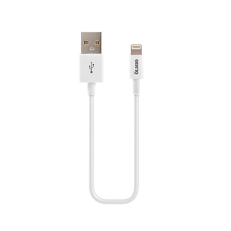 Кабель Olmio USB 2.0-Lightning 2м белый