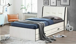 Кровать Elegant Soprano 80х200см с матрасом белая