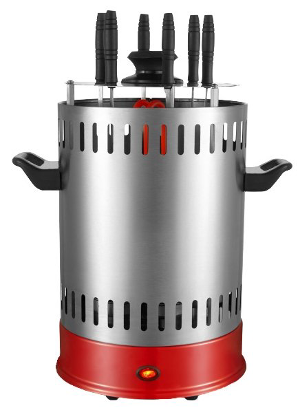 Электрошашлычница Sakura SA-7811SR красная купить,NaN