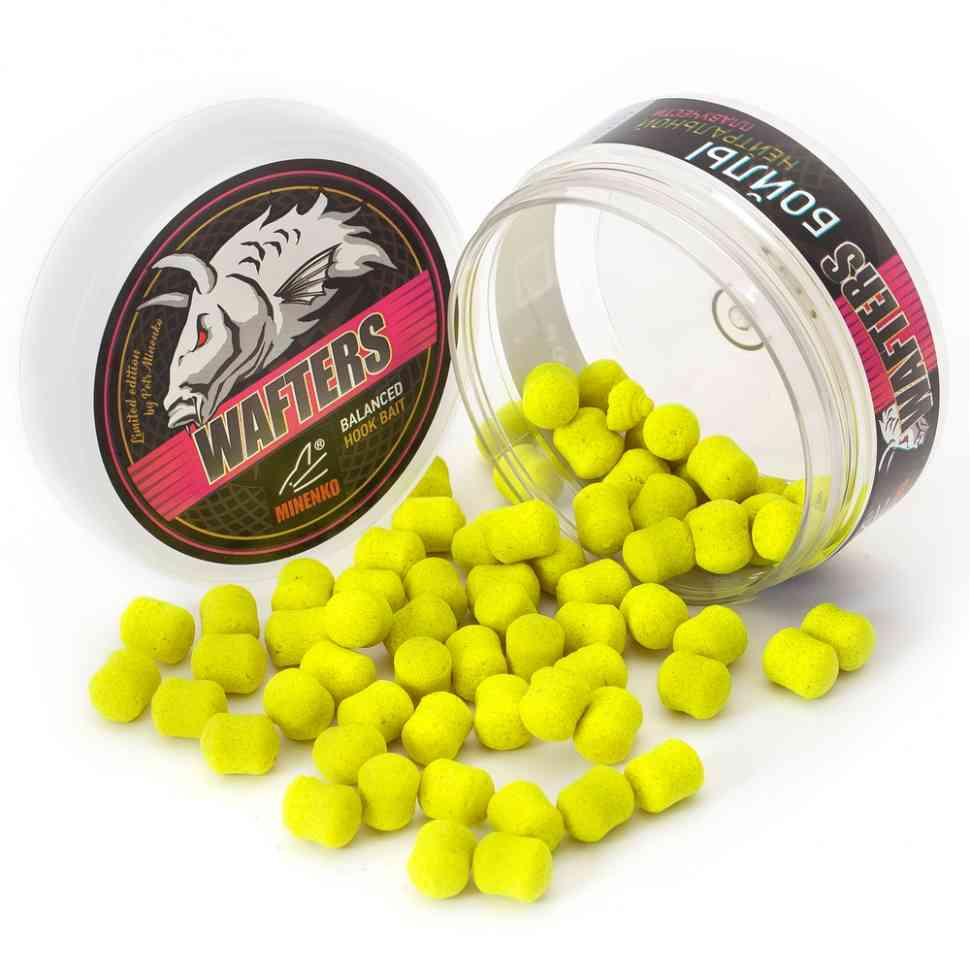 Бойлы Minenko Wafters Dumbells Pineapple 11x14мм 150мг купить,NaN