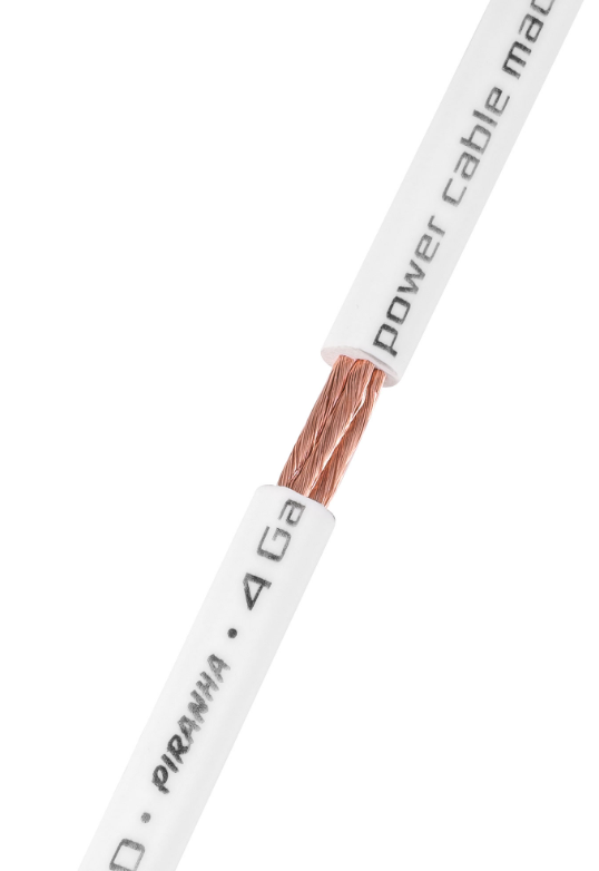 Кабель DL Audio Piranha Power Cable 4 Ga 5м белый