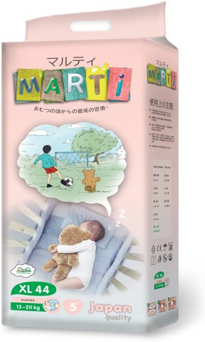 Подгузники MARTI XL, 44 шт
