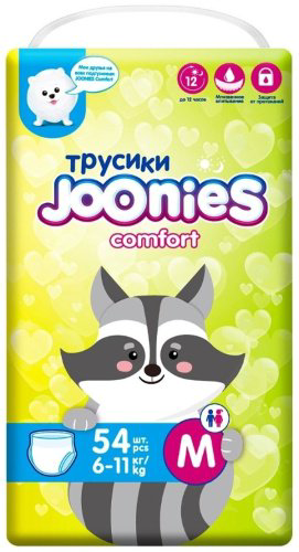 Трусики Joonies M, 54 шт
