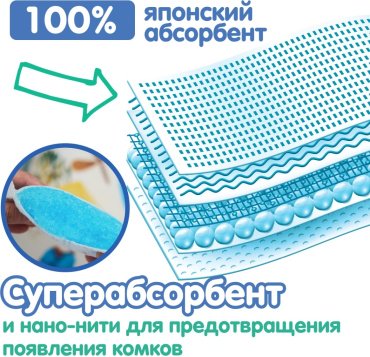 KIOSHI Подгузники трусики Basic размер M (6-11 кг), 40 шт