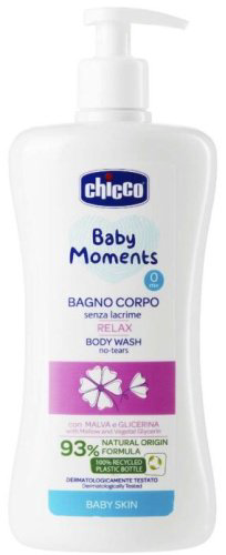 Chicco Baby Moments Relax с экстрактом мальвы 500 мл купить,NaN
