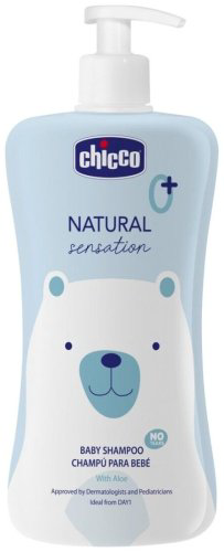 Chicco Natural Sensation с алоэ и маслом сладкого миндаля увлажнение, очищение 500 мл купить,NaN